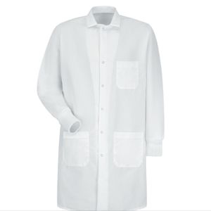 Red Kap Cuffed White Lab Coat | Size M